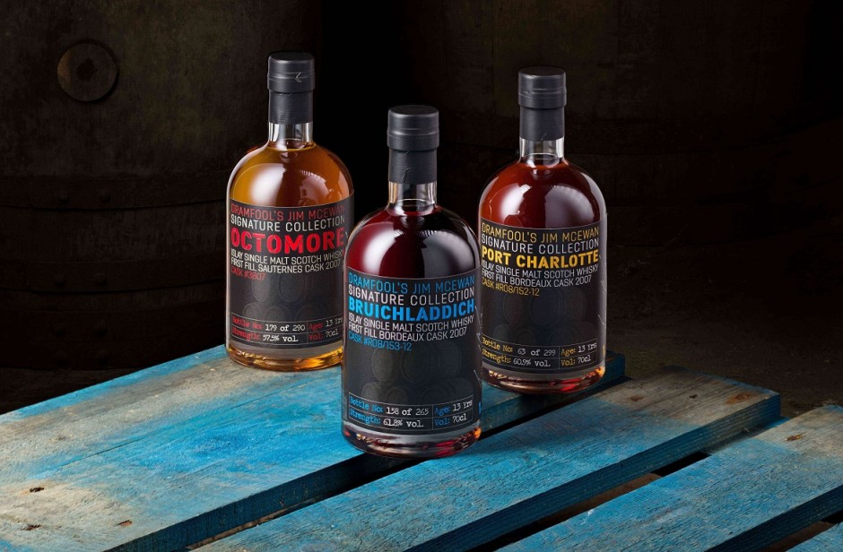 From 11 - 15 March, Whisky Auctioneer will offer 50 bottles of each expression: Bruichladdich, Port Charlotte and Octomore of Jim McEwan's last casks at auction...