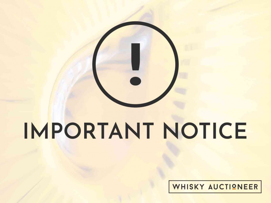 An update from Whisky Auctioneer with information and frequently asked questions on the recent Cyber Incident.