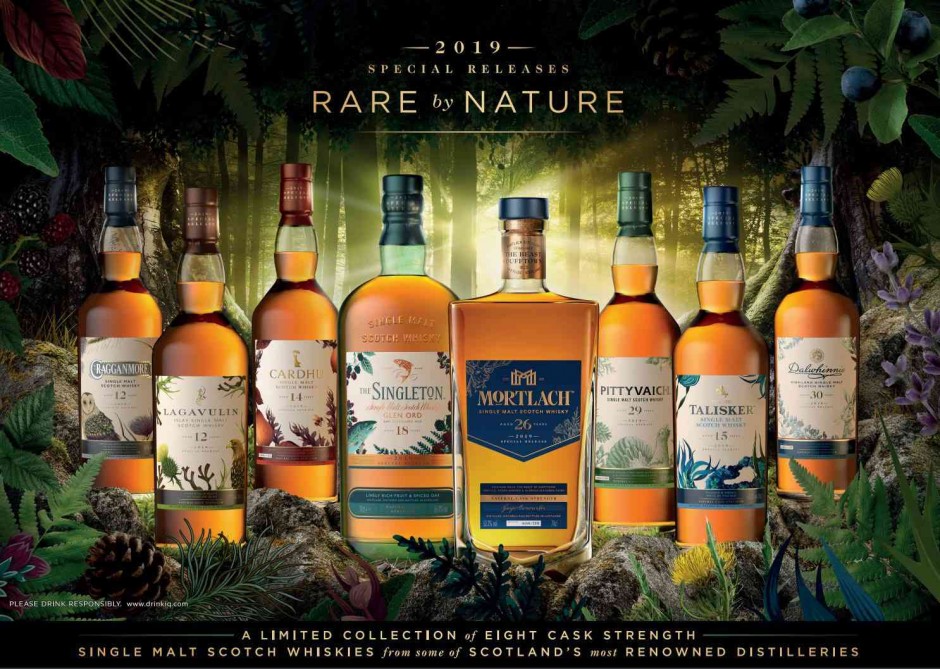 Eight cask-strength single malt Scotch whiskies launch as part of the Diageo's highly-anticipated 2019 Special Releases.