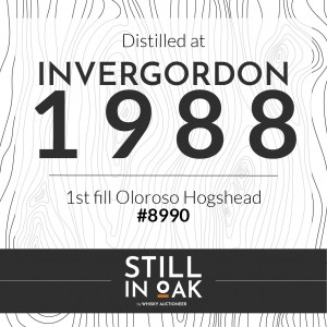 1 Invergordon 1988 1st fill Oloroso Hogshead #8990 / Cask in storage at Whiskybroker