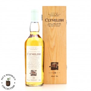 Clynelish 14 Year Old Flora and Fauna White Cap   Wooden Box
