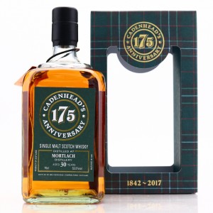 Mortlach 1987 Cadenhead&#039;s 30 Year Old / 175th Anniversary