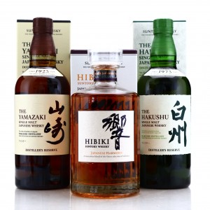 Yamazaki, Hakushu &amp; Hibiki 3 x 70cl