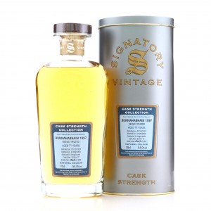 Bunnahabhain 1997 Signatory Vintage 11 Year Old Cask Strength   Heavily Peated