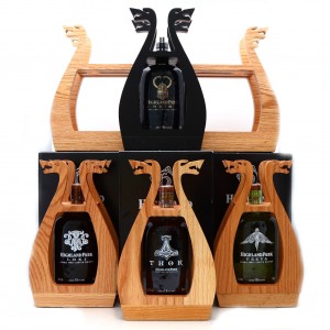 Highland Park Valhalla Collection 4 x 70cl with Plinth