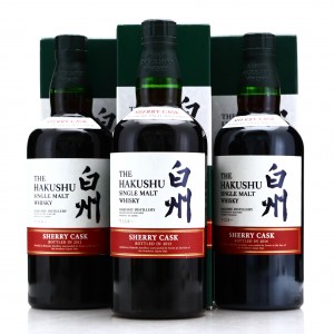 Hakushu Sherry Cask 2012 2014 3 x 70cl