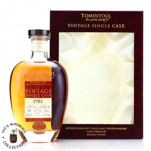 Tomintoul 1981  Single Cask 5985  31 Year Old