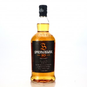 Springbank 10 Year Old The Carradale Hotel Marcus Retirement