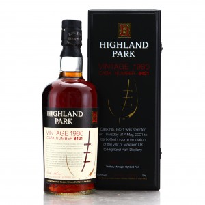 Highland Park 1980 Single Sherry Cask 8421 Maxxium Uk Visit