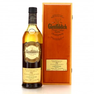 Glenfiddich 1982 Private Vintage 3672 Craigellachie Hotel Signed