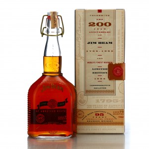 Jim Beam 200th Anniversary Commemorative Decanter 1995