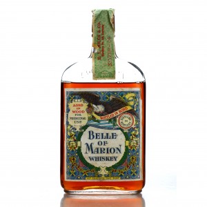 Belle of Marion Whiskey 1914 Bottled in Bond 1 Pint / Prohibition Era Bottling