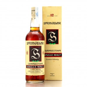 Springbank 12 Green Thistle 1990s Jabur Import