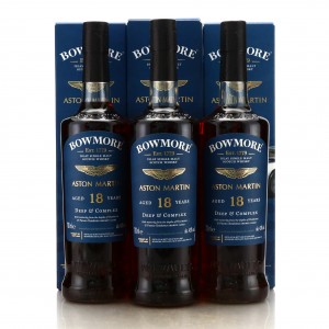 Bowmore 18 Year Old Deep and Complex   Aston Martin Edition 3 x 70cl