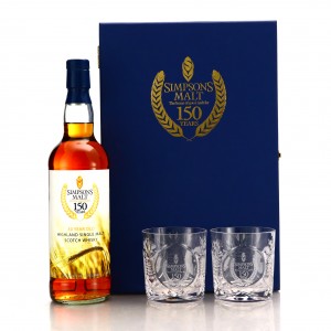 Simpsons Malt 30 Year Old Highland Single Malt   150th Anniversary Gift Pack