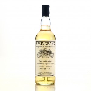 Springbank 1996 Private Sherry Cask 510 Custom Bottling