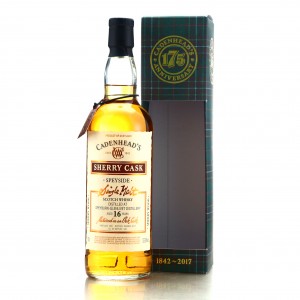 Speyburn 2001 Cadenhead S 16 Sherry Cask
