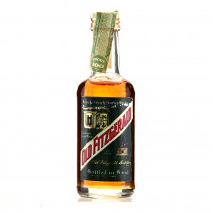 Old Fitzgerald Bottled in Bond 100 Proof Miniature 1970s / Stitzel-Weller