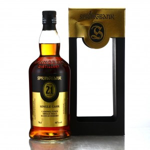 Springbank 1996 Madeira Finish 21 Year Old   Campbeltown Malts Festival 2018