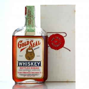 *Gold Seal 1971 Bottled in Bond Whiskey / Prohibition Era Bottling