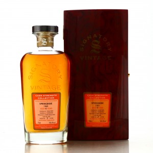 Springbank 1969 Signatory Vintage 40 Bottle No 3