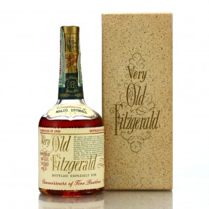 Very Old Fitzgerald 1958 Bottled in Bond 8 Year Old 100 Proof Half Pint for Malco Drywall / Stitzel-Weller