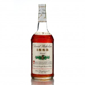 David Nicholson &#039;1843&#039; Brand 1969 Bottled in Bond 7 Year Old / Stitzel-Weller