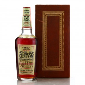 *21 Brands Old Custom 10 Year Old Kentucky Straight Bourbon 1960