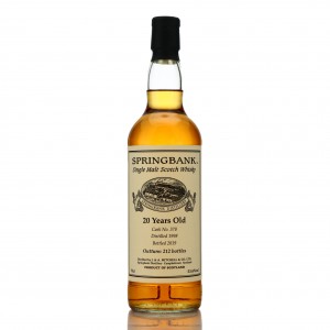 Springbank 1998 Private Cask 20 378