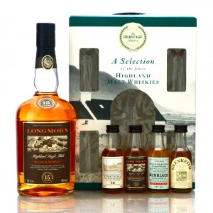 Longmorn 15 Year Old Heritage Selection Gift Pack