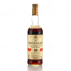 Macallan 10 Year Old Full Proof 1980s / Giovinetti Import