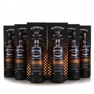 Bowmore 21 Year Old Masters Selection Edition #1 6 x 70cl / Aston Martin - Case