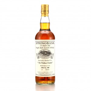 Springbank 1993 Private Sherry Cask 16 580 Wallace Family