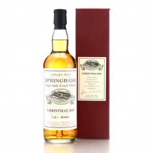 Springbank Calvados Wood Christmas 2010