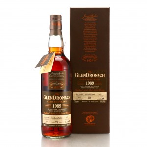Glendronach 1989 Single PX Cask 29 Year Old  5477   Malaysia Bottle No 1