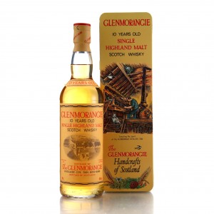 Glenmorangie 10 Year Old 1980s   Handcrafts of Scotland Tin