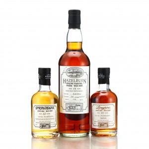 Hazelburn Online Tasting Week 2021 70cl with Longrow   Springbank Open Day 2022 2 x 20cl