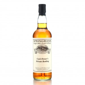 Springbank Private Cask Cask Owner S