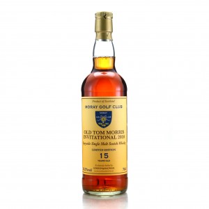 Moray Golf Club Limited Edition 15 Year Old Speyside Single Malt   Old Tom Morris Invitational 2010