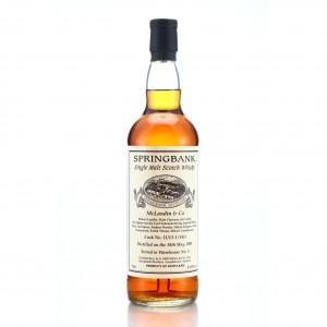 Springbank 2001 Private Cask 11 13 1 141 Mclandin Co