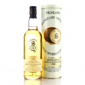 Mortlach 1988 Signatory Vintage 11 Millennium Edition