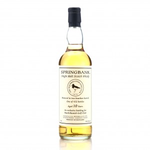 Springbank 10 Private Cask Machrihanish Golf Club