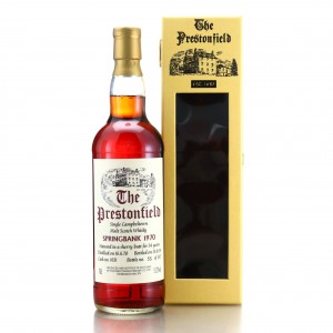 Springbank 1970 Prestonfield House Sherry Cask 34