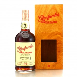 Glenfarclas 1991 Family Cask  5695   Shinanoya 10th Anniversary