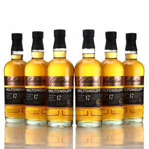 Miltonduff 17 Year Old Ballantine s 6 x 70cl   The Whisky Club Case
