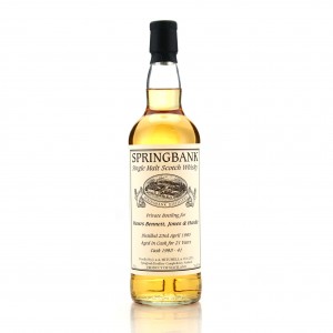 Springbank 1993 Private Cask 21 41 Messrs Bennett Jones Hardie