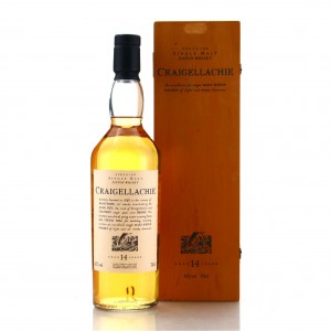 Craigellachie 14 Year Old Flora and Fauna   Wooden Box Staff Centenary Bottling