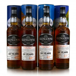 Glengoyne 10 4 X 70cl Glasgow School Of Art Mackintosh Appeal Special Edition 1 4