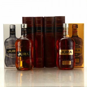 Jura 10 And 16 2 X 70cl Old Books Box