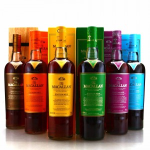 Macallan Edition No 1 6 Collection 6 x 70cl including No 1 Wooden Box